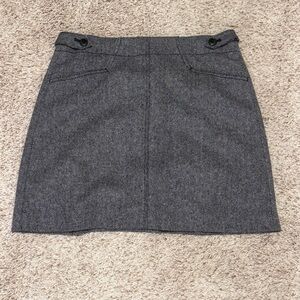 Madewell grey skirt